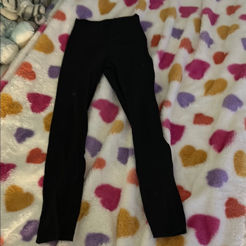 Lululemon Athletica Black Leggings Full-Length Slim Fit